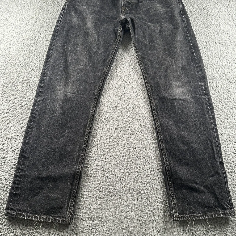 Banana Republic Selvedge Jeans Mens 32x30 Black Straight Kaihara Denim
